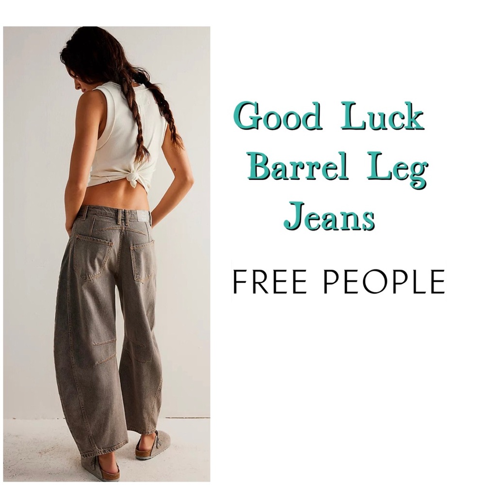 Free People, Good Luck Jeans, Dark Grey, Top Rated Style! NEW WITH TAGS! - Picture 5 of 12